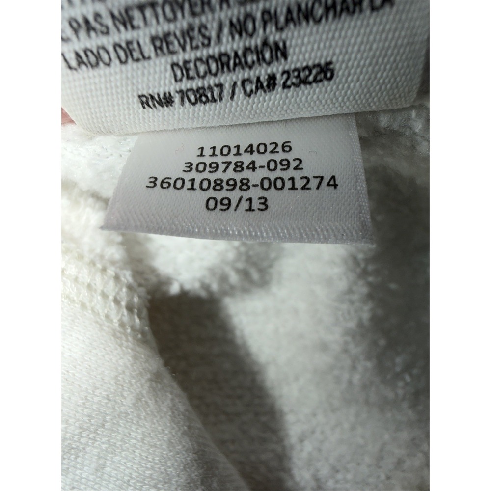 PINK Victoria's Secret Women‎ Hoodie L Black & White Black Colorblock Logo - Picture 5 of 12